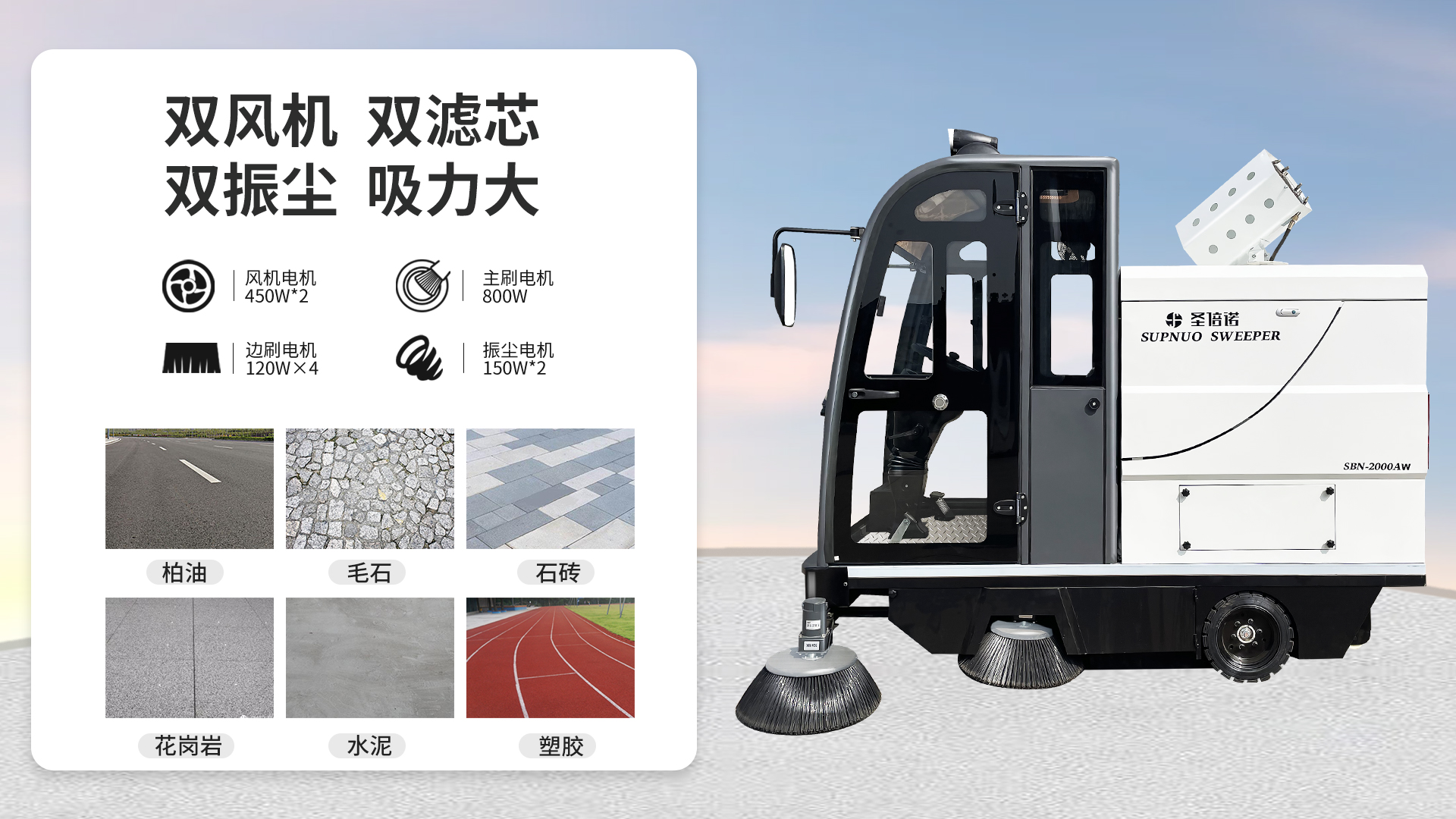 义乌电动扫地车在机场清洁中的应用